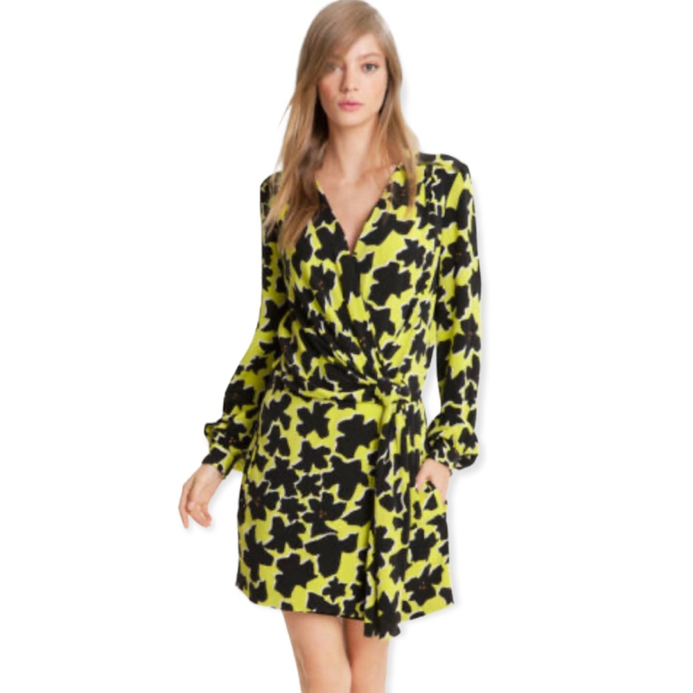DVF Dora silk print dress 4